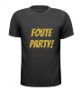Foute party glitter goud shirt