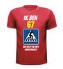 foto 4 fun leeftijd shirt 67 jaar wie helpt me oversteken?
