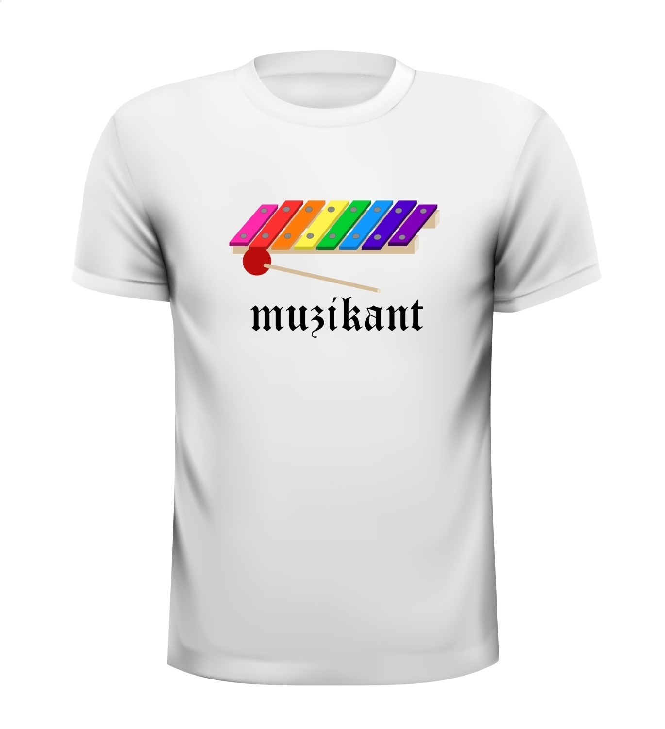 grappig muzikant t-shirt