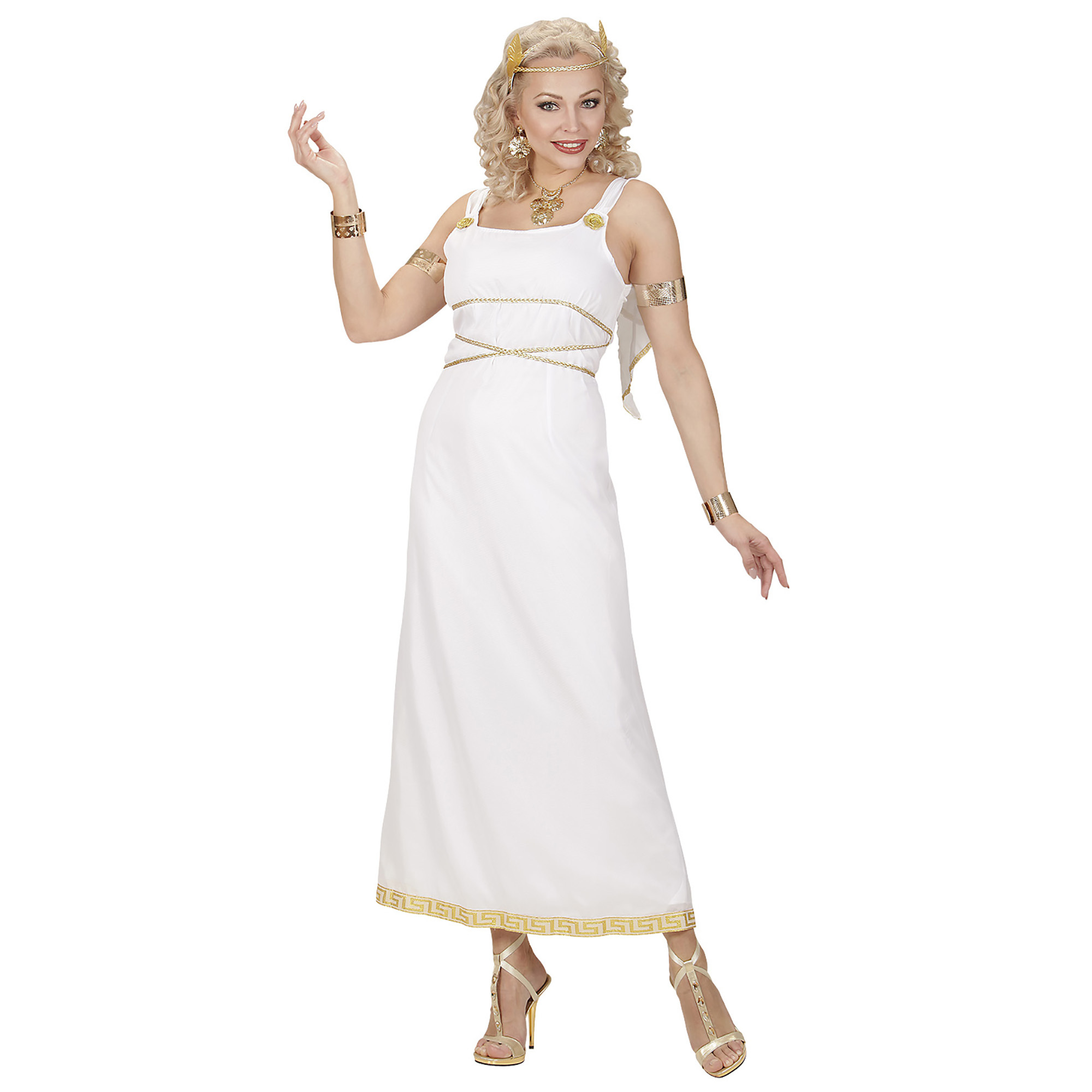 Griekse schone godinnen jurk  wit dames Elena