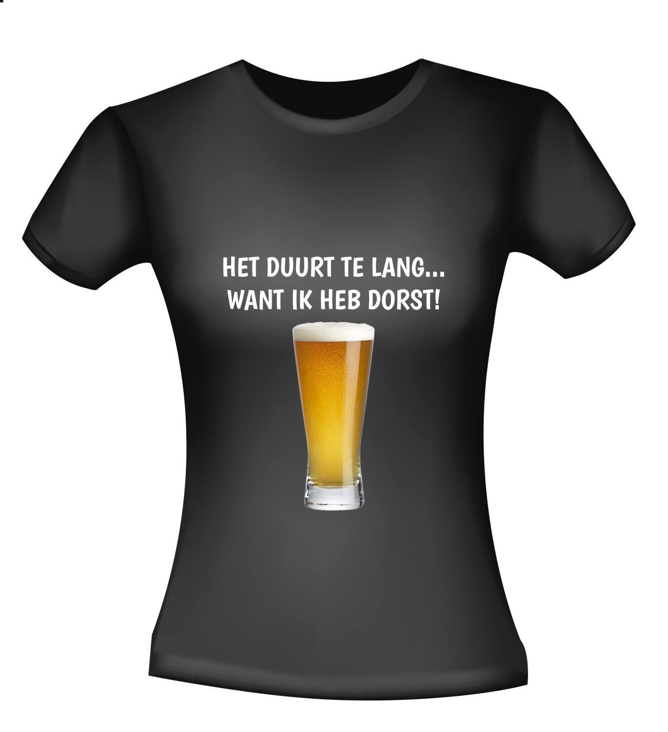 Retoucheren Opmerkelijk Bij naam Het duurt te lang dorst drank carnaval t-shirt feest ...