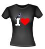 foto 2 i love postduiven duif duiven houden van t-shirt truitje