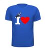 foto 5 i love postduiven duif duiven houden van t-shirt truitje