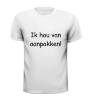 Ik hou van aanpakken T-shirt werk werknemer collega