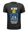 leeftijd verjaardag shirt 43 jaar man 