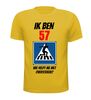 foto 8 Leuk fun verjaardag shirt 57 jaar helpen oversteken?