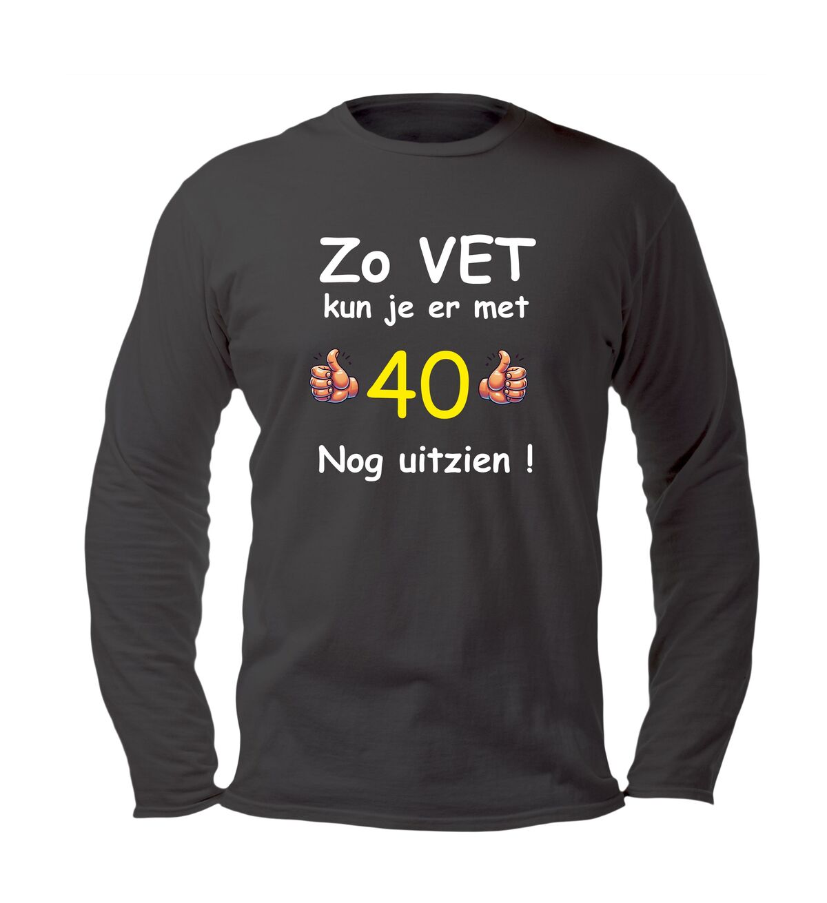 longsleeve zo vet kun je er nog met 40 uitzien