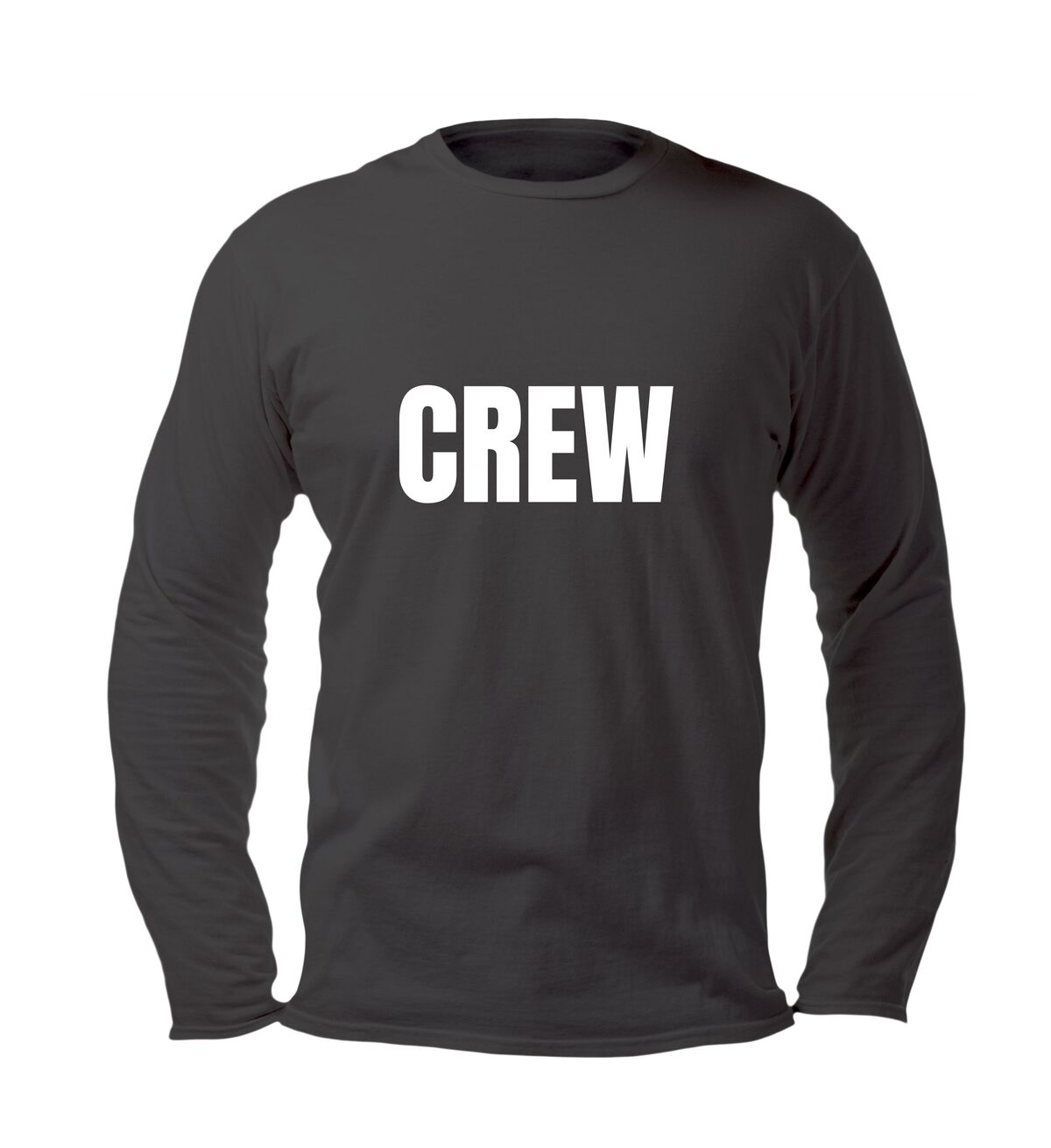 longsleeve zwart crew