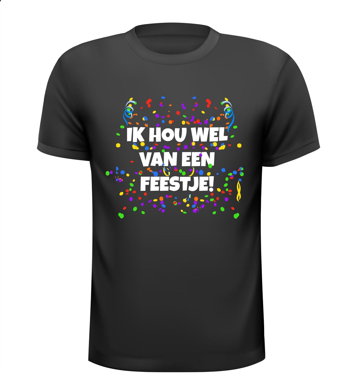 Shirt ik hou wel van een feestje!