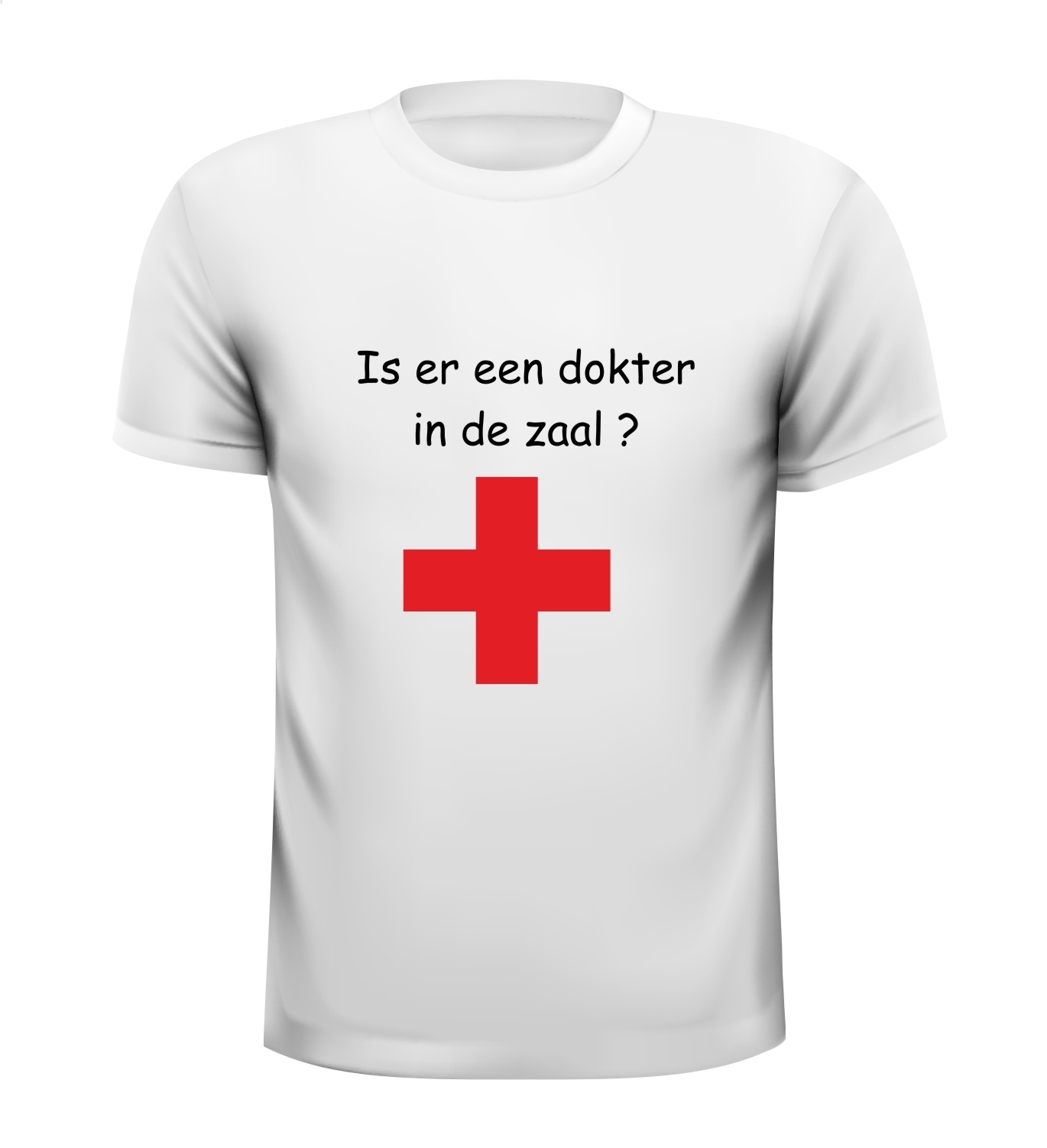 Shirt is er een dokter in de zaal?