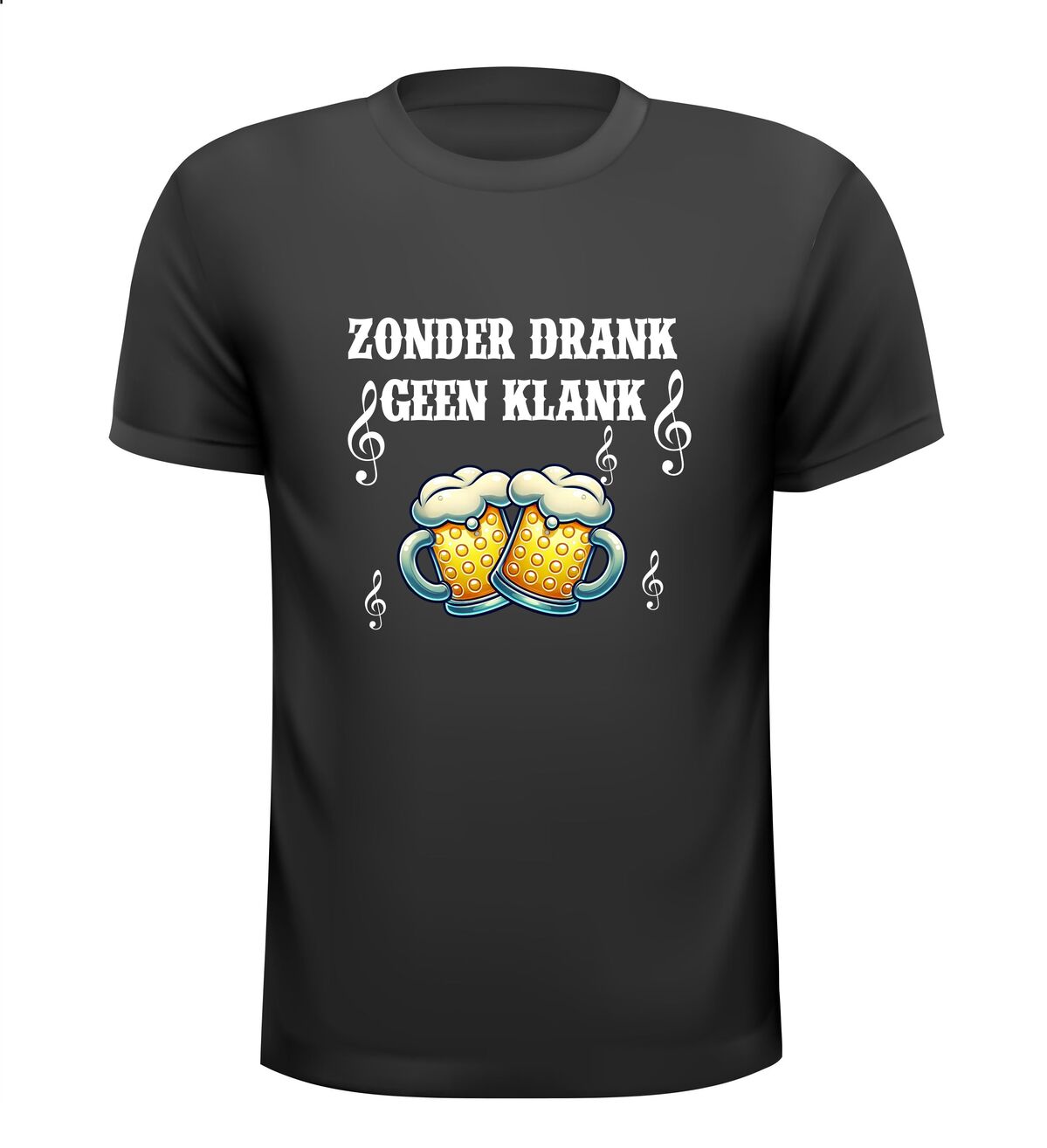 Shirt zonder drank geen klank!