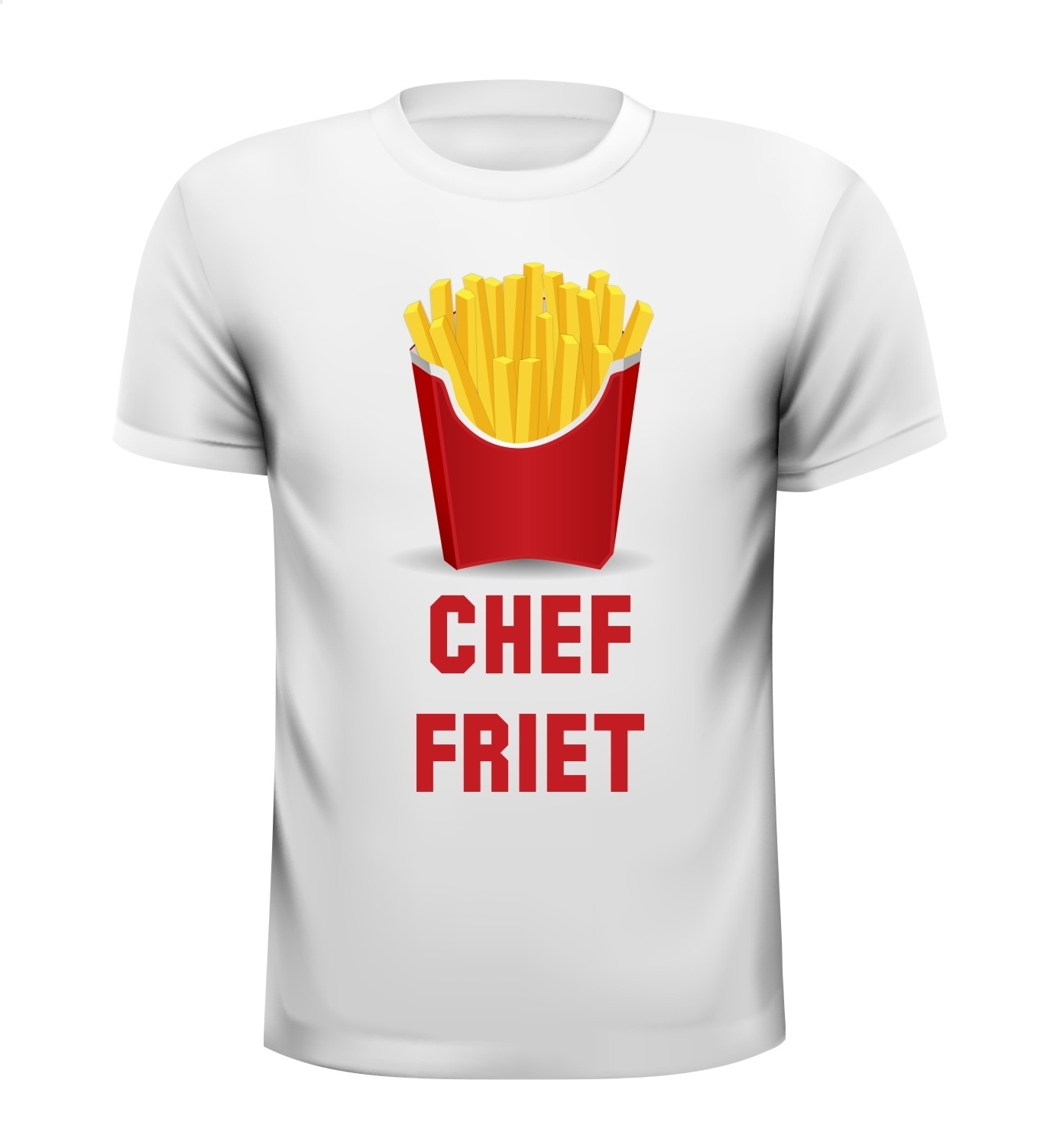 T-shirt Chef friet frituur snackbar 