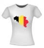 foto 2 T-shirt Vlag Belgie contouren landkaart kleuren Belgische vlag truitje
