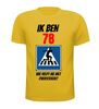 foto 8 verjaardag shirt 78 jaar wie helpt me oversteken?