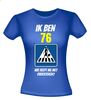 foto 3 76 jaar verjaardag leeftijd shirt dame wie helpt haar oversteken?