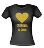 foto 2 Carnaval is goud T-shirt glitter goud hart feest