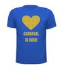 foto 5 Carnaval is goud T-shirt glitter goud hart feest