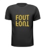 foto 1 Fout feest T-shirt glitter goud