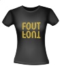 foto 2 Fout feest T-shirt glitter goud
