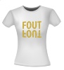 foto 4 Fout feest T-shirt glitter goud