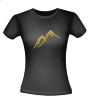 foto 2 Gouden bergen T-shirt beloven glitter goud grappig