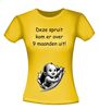 foto 8 Grappig gezinsaankondiging jongen of meisje t-shirt Deze spruit kom er over 9 maanden uit!
