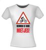 foto 14 Grappig mountainbike mtb remmen is voor mietjes T-shirt