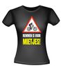foto 2 Grappig mountainbike mtb remmen is voor mietjes T-shirt