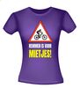 foto 4 Grappig mountainbike mtb remmen is voor mietjes T-shirt