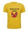 foto 15 iemand een hak zetten T-shirt onaangename bejegening loer draaien