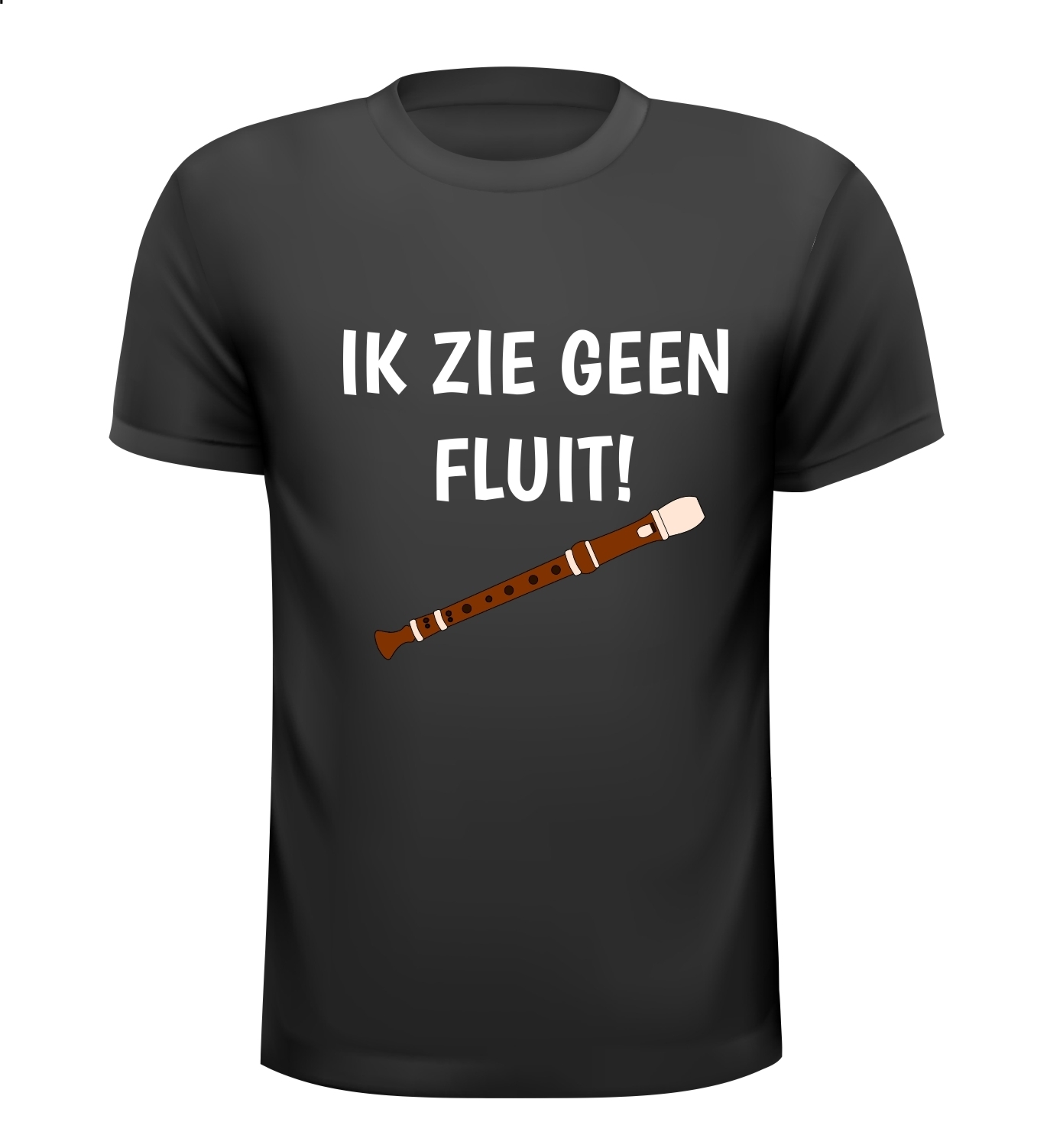 Ik zie geen fluit shirt Carnaval