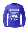 foto 2 Longsleeve met tekst:echte mannen worden vader perfect reveal shirt