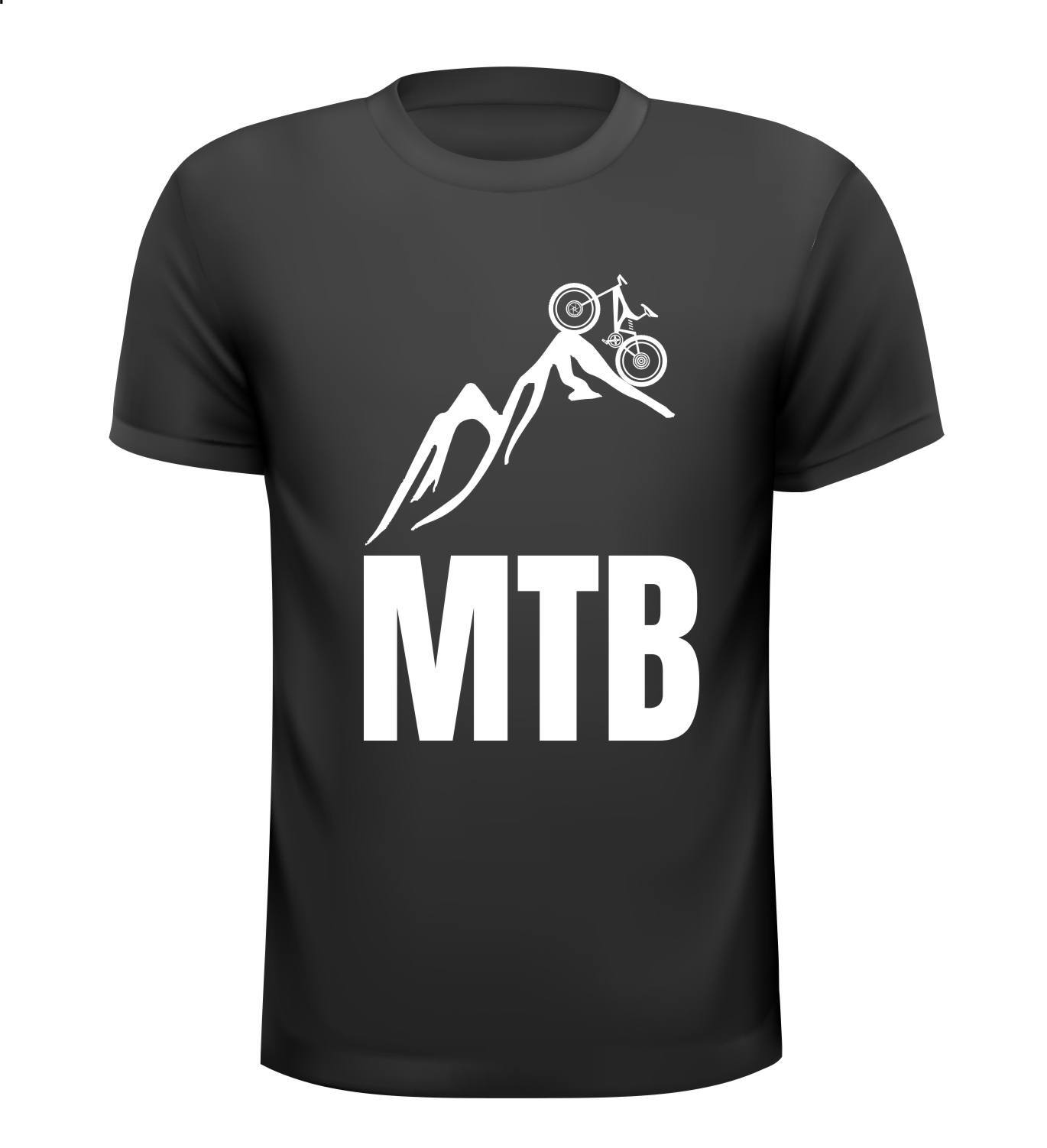 MTB bergen mountainbike grappig t-shirt