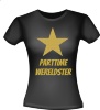 foto 2 parttime wereldster grappig glitter goud T-shirt