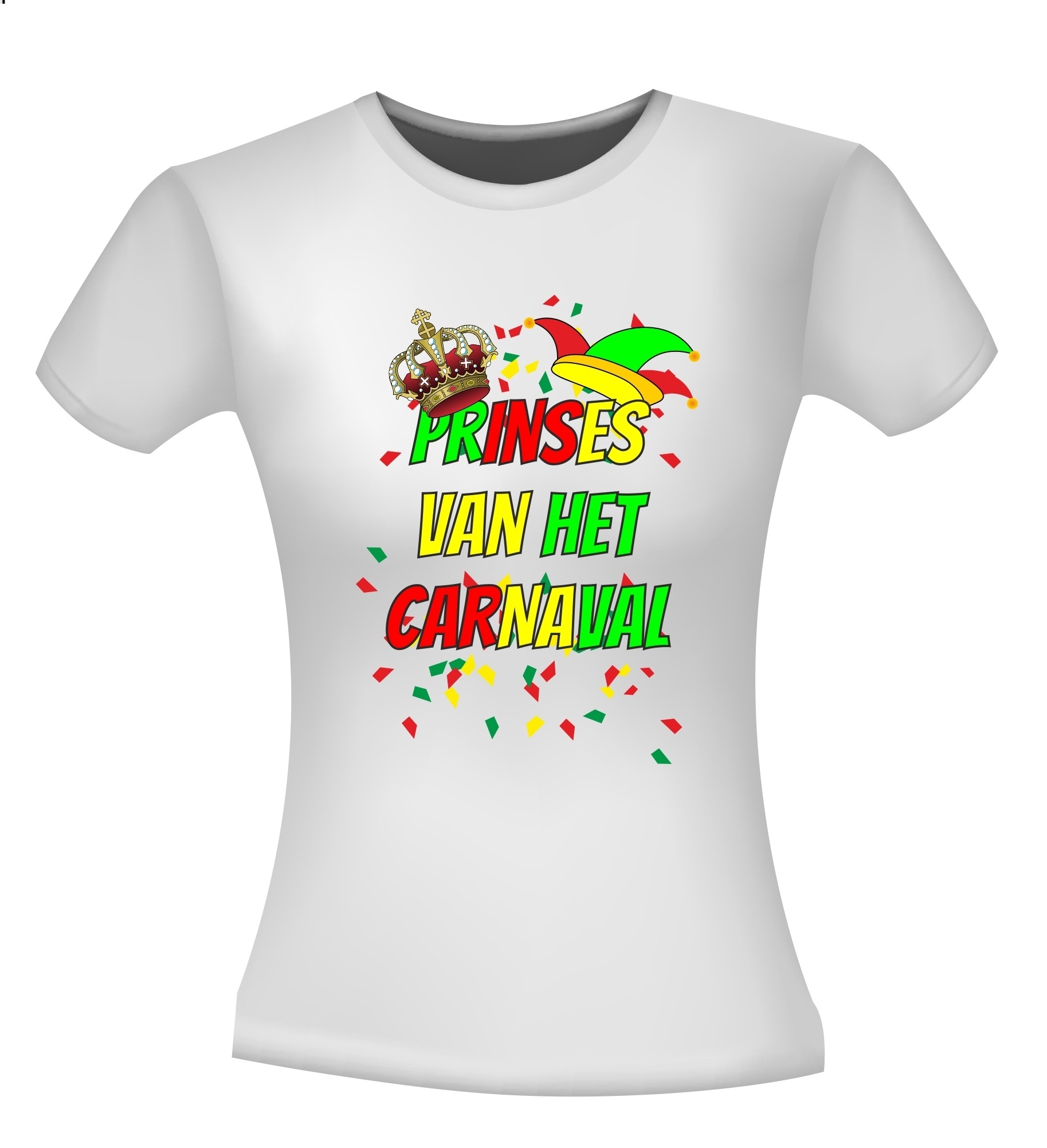 Prinses van het carnaval T-shirt