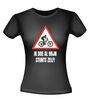 foto 2 Shirt MTB mountainbike ik doe al mijn stunts zelf grappig