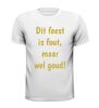 foto 13 T-shirt Dit feest is fout maar wel goud! glitter foute party