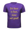 foto 3 T-shirt Dit feest is fout maar wel goud! glitter foute party