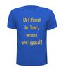 foto 5 T-shirt Dit feest is fout maar wel goud! glitter foute party