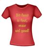 foto 8 T-shirt Dit feest is fout maar wel goud! glitter foute party