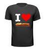 T-shirt i love frikandel speciaal houden van frikandellen snacks snackbar patatzaak