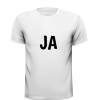 foto 3 T-shirt met de tekst Ja erop