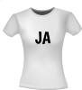 foto 4 T-shirt met de tekst Ja erop