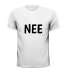 foto 3 T-shirt met de tekst nee erop