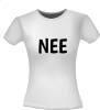 foto 4 T-shirt met de tekst nee erop