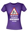 foto 4 T-shirt Pas op! Ik kan zomaar over mountainbiken gaan praten mtb mountainbikers