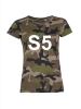 foto 2 T-shirt S5 leger camouflage legergroen afgekeurd dienstplicht soldaat carnaval