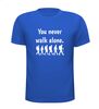 foto 5 T-shirt you never walk alone Leuk voor een wandelvierdaagse of avondvierdaagse shirtje