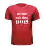 foto 7 T-shirt you never walk alone Leuk voor een wandelvierdaagse of avondvierdaagse shirtje