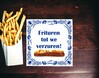 foto 3 tegeltje Frituren tot we verzuren snackbar frikandel fastfood
